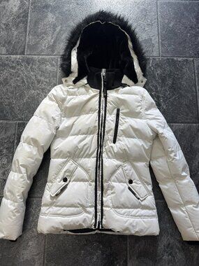 NOIZE White Small Weather Gear Parka